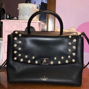 kate spade pearl satchel purse